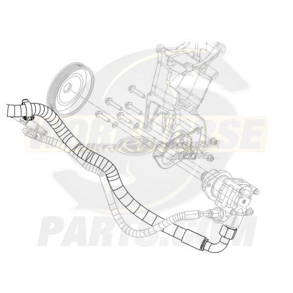 W8005450  -  Kit - Hose Asm Replacement (Reservoir To Pump)